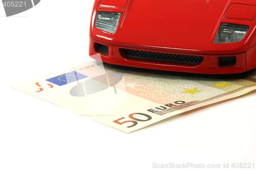 Image of cars and money