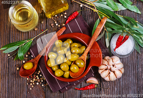 Image of green olives