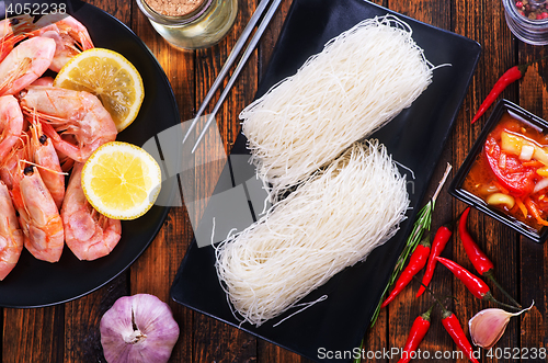 Image of rice noodles