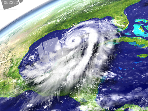Image of Hurricane Matthew near Florida