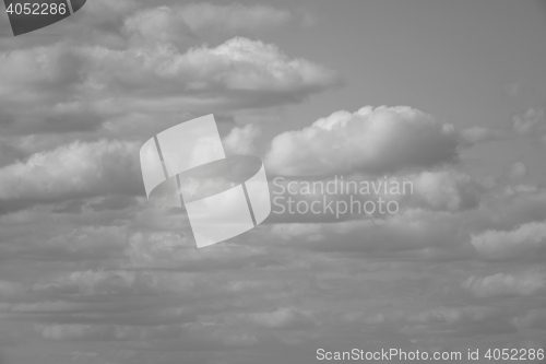 Image of black and white sky