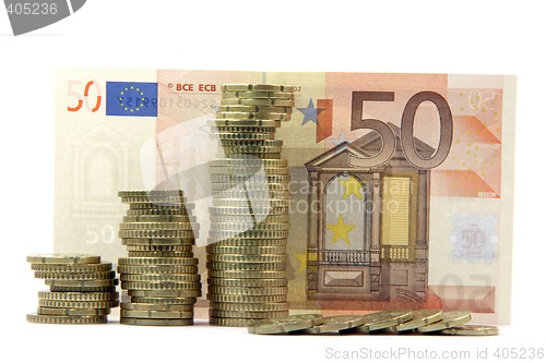 Image of european money isolated