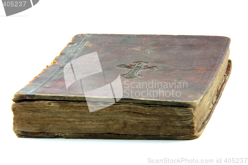 Image of old bible isolated