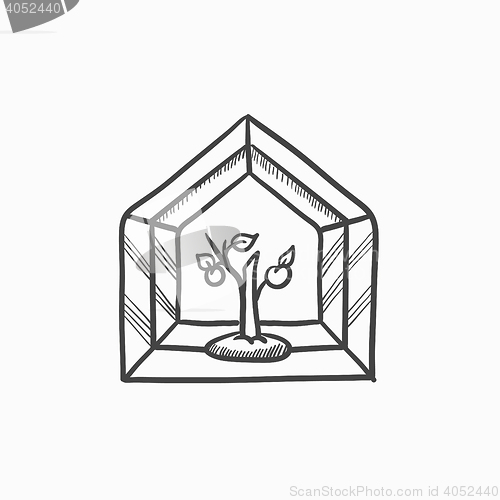 Image of Greenhouse sketch icon.