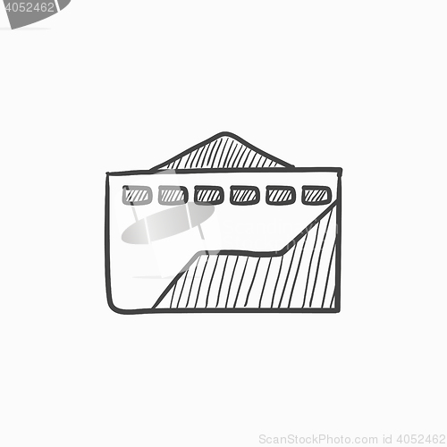 Image of Factory sketch icon.