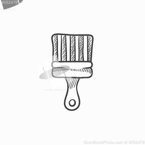 Image of Paintbrush sketch icon.