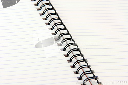 Image of notebook spiral