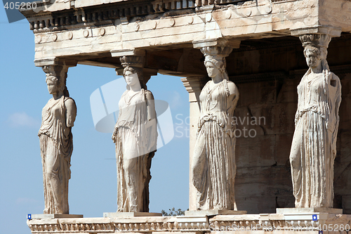 Image of erechteum caryatids