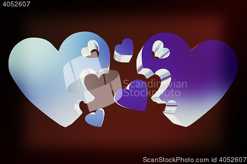 Image of . 3D illustration. Vintage style.