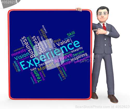 Image of Experience Words Indicates Know How And Competency