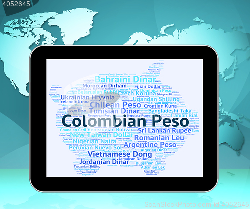 Image of Colombian Peso Represents Foreign Exchange And Currencies