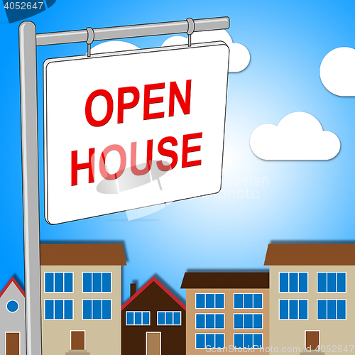 Image of Open House Means Cheap Offers And Building