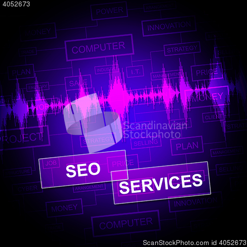 Image of Seo Services Indicates Help Desk And Business