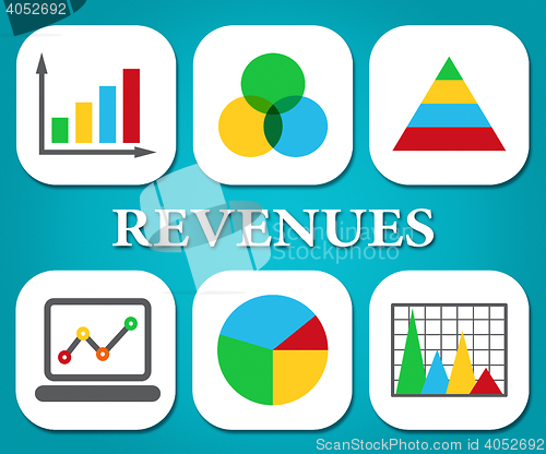 Image of Revenues Charts Represents Business Graph And Salary