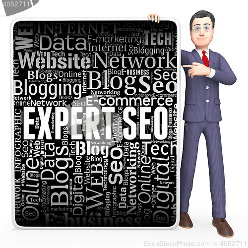 Image of Expert Seo Indicates Search Engine And Character
