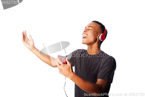 Image of Singing along while listening to music