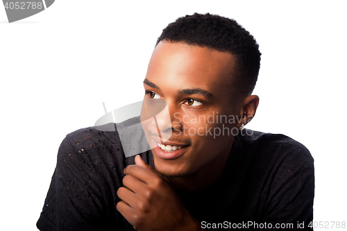 Image of Handsome happy smiling adolescent man