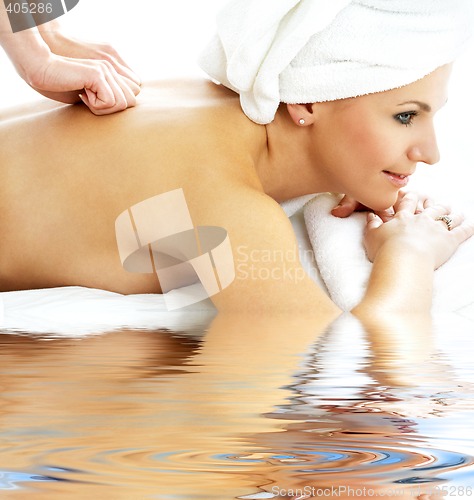 Image of massage pleasure in water