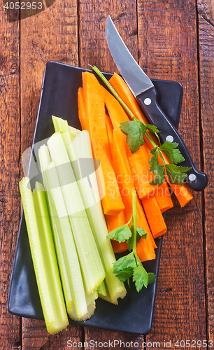 Image of celery with carrot