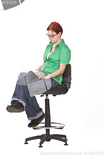 Image of Girl reading