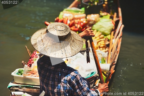 Image of Floating market in Bangkok