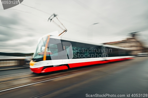 Image of Tram of the public transport