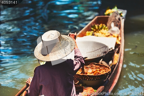 Image of Floating market in Bangkok