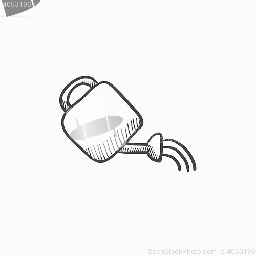 Image of Watering can sketch icon.