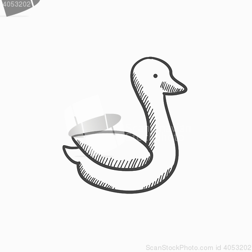 Image of Duck sketch icon.