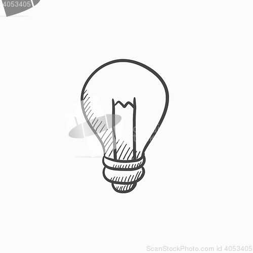 Image of Lightbulb sketch icon.