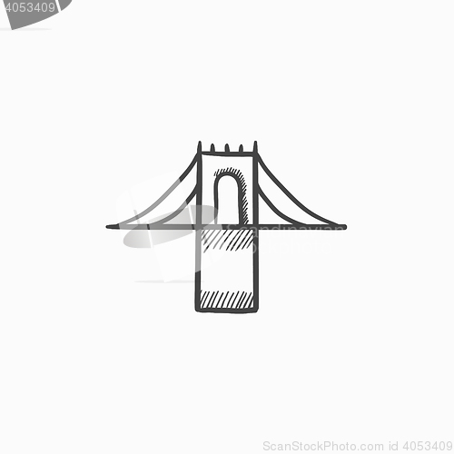 Image of Bridge sketch icon.