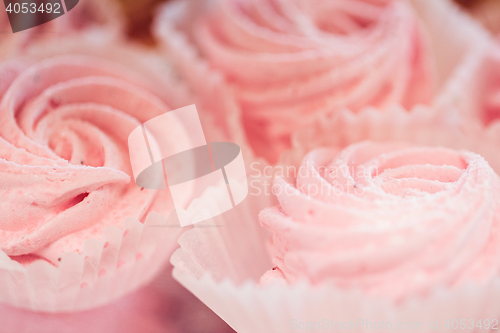 Image of close up of sweet custard dessert