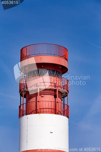 Image of lighthouse at heligoland dune island