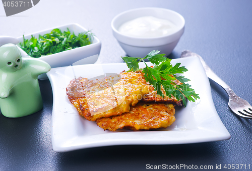 Image of Zucchini pancakes