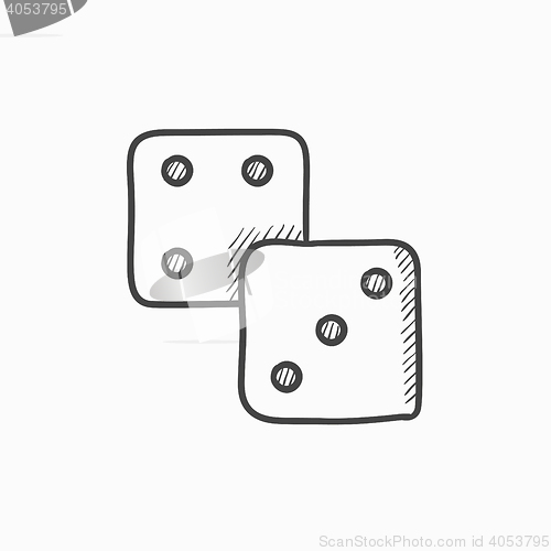 Image of Dices sketch icon.