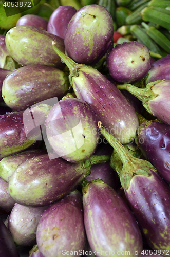 Image of Raw ripe Eggplant