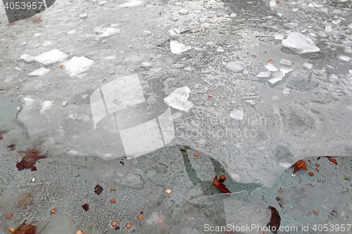 Image of Ice in Fountain