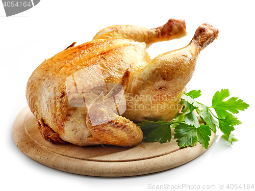 Image of whole roasted chicken