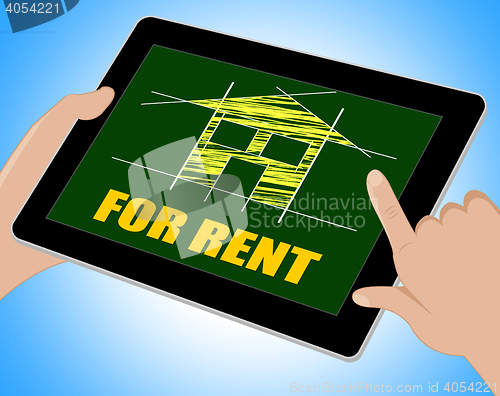 Image of For Rent Represents Detail Architecture And Housing Tablet