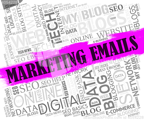 Image of Marketing Emails Means E-Commerce Websites And Website