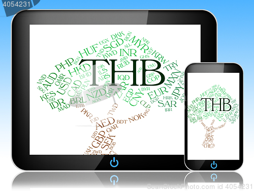 Image of Thb Currency Represents Forex Trading And Coinage