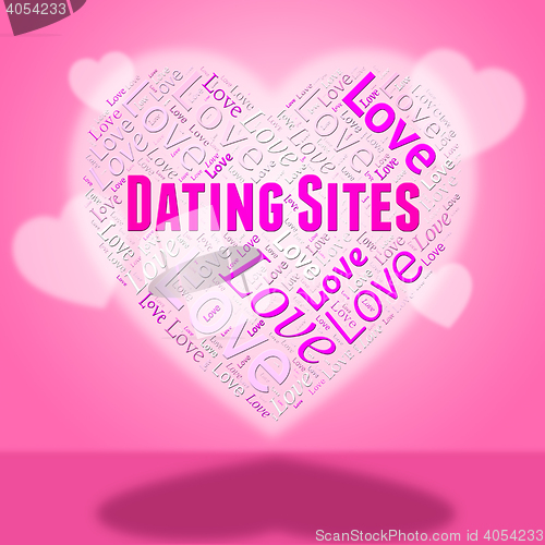 Image of Dating Sites Indicates Romance Dates And Relationship