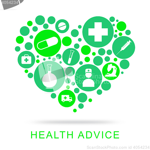 Image of Health Advice Represents Preventive Medicine And Advisor