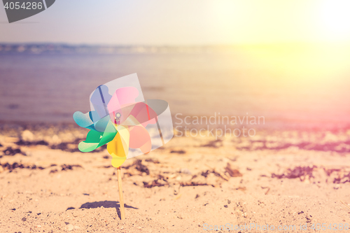 Image of Summer toy on a beach