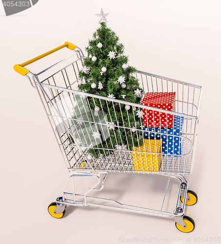 Image of Family Christmas Shopping
