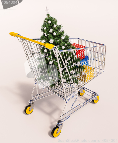 Image of Family Christmas Shopping