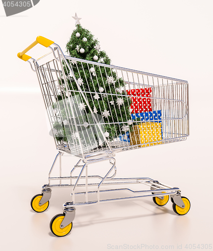Image of Family Christmas Shopping