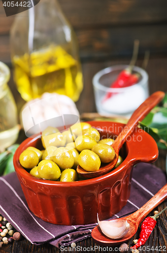 Image of green olives