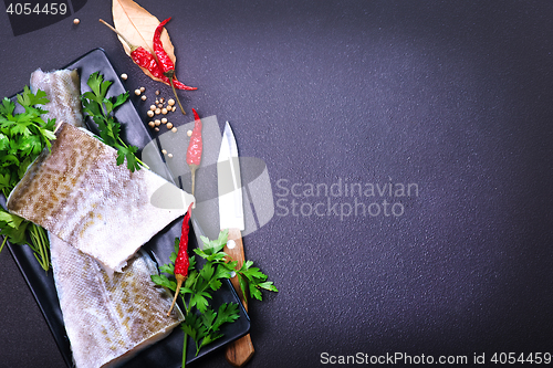 Image of raw fish fillet