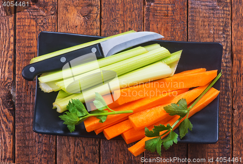 Image of celery with carrot